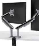 Desktronic Monitorarm Dubbel Zwart