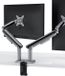 Desktronic Bras de moniteur double noir