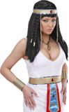 Finidi Egyptische slangen ketting goud metaal unisex voor carnaval