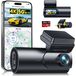 Merkloos Dashcam Dashcam voor auto Voor en achter 4K 5 GHz WiFi GPS Nachtzicht 170 graden