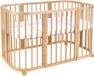Waldin Multifunctioneel 7 in 1 Babybed / peuterbed incl. matras - Naturel