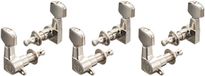 Schaller M6 Mini Locking Nickel 6L small metal button stemmechanieken elektrische en western gitaar