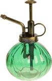 Decoris Plantenspuit/vernevelaar van glas - 200 ml - mosgroen