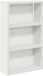vidaXL Badkamer wandkast Wit 30 x 10 x 50 cm