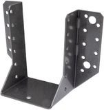 Alberts 822798 DURAVIS® balkdrager, type A, zwartdiamant duplex gecoat, lichte breedte 80 mm, hoogte 120 mm, 25er Set