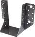Alberts 822798 DURAVIS® balkdrager, type A, zwartdiamant duplex gecoat, lichte breedte 80 mm, hoogte 120 mm, 25er Set