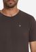 No Excess Katoenen Slub T-shirt Heren S Donkerbruin