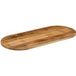 Tabletop en bois de manguier massif brut ovale 120x50x2,5cm