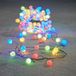 Luca Lighting guirlande lumineuse LED cluster baies 140 lampes vert 3,5m, multicolore