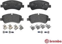 Brembo P24160 Rear Disc Brake Pad, Set of 4