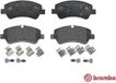 Brembo P24160 Rear Disc Brake Pad, Set of 4