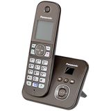 Panasonic Kx-Tg6824Ga Dect Draadloze Telefoon Met Antwoordapparaat, Mokkabruin