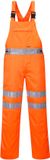 Portwest Hi-Vis Polyester Katoenen Amerikaanse Overall RT43 - Oranje - L
