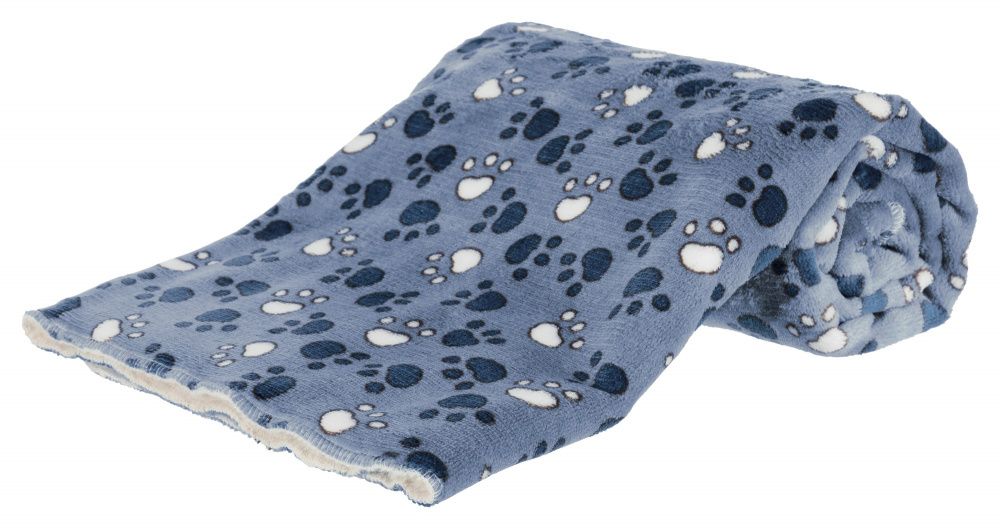 TRIXIE Tammy Blanket - wit, blauw - pluche