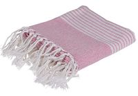 OOTB Fouta Stof/Weefsel, Hamam, Roze/Wit, 80 x 170 cm