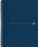 Oxford Spiraalblok A4+ Lijn 140pag 80gr Blauw | 5 stuks