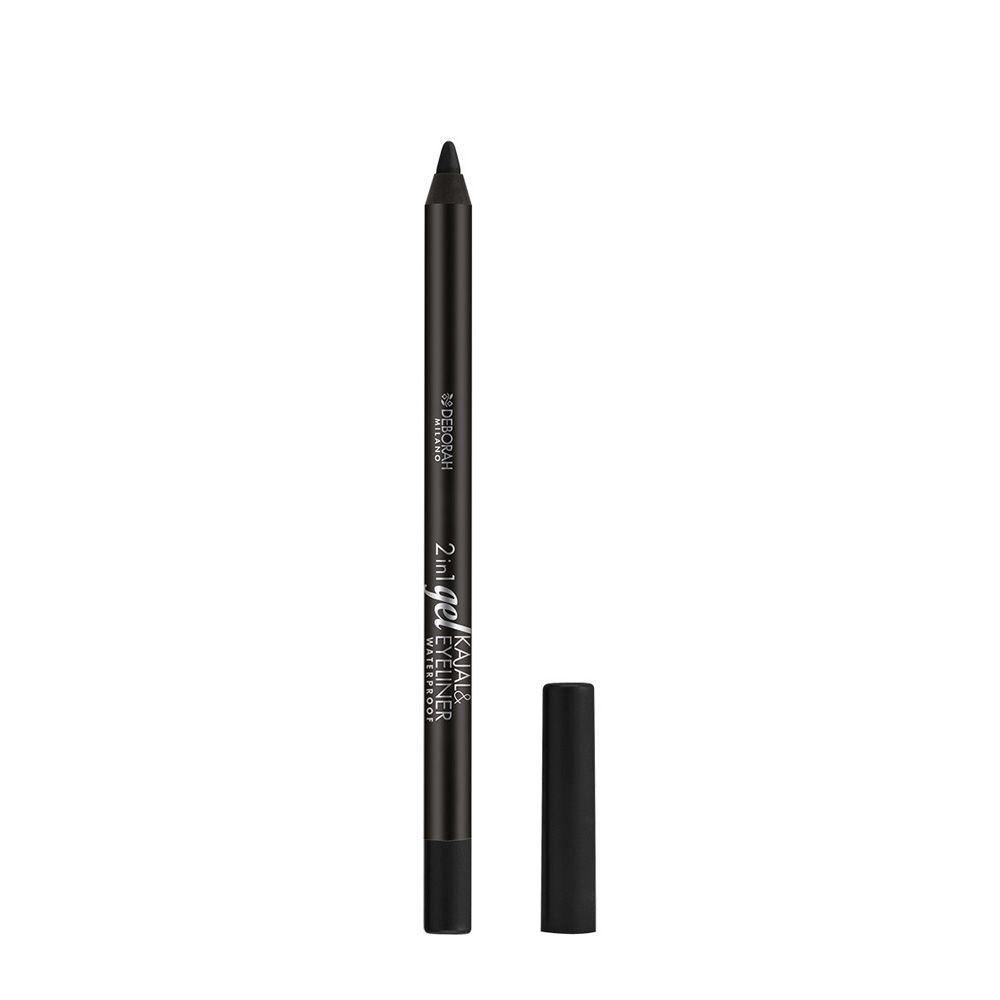 Deborah Milano 2-in-1 Kajal&Eyeliner Gel Pencil - Waterproof - Unisex
