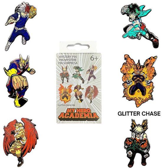 Loungefly My Hero Academia Enamel Pins Blind Box Multi Char Assortment (12)