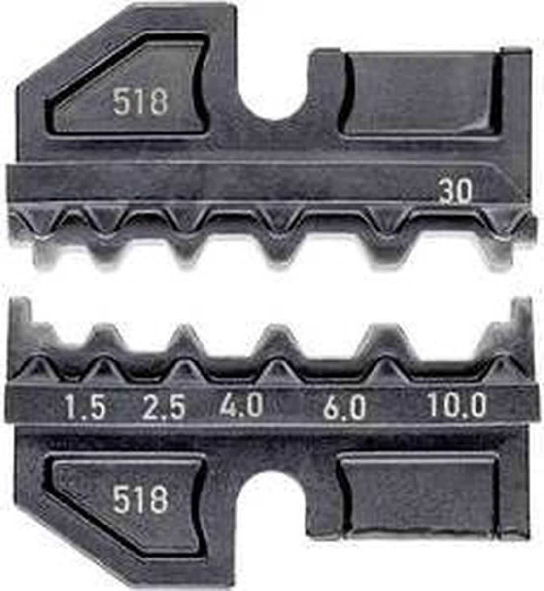 KNIPEX Krimpprofiel voor niet-geïsoleerde stootverbinders 97 49 30