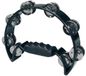 Hayman Tamboerijn - HTA-40-BK - Halve maan - Beatring - 16 paar schellen - Plastic - Zwart