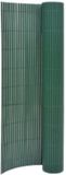 vidaXL Tuinafscheiding dubbelzijdig 90x400 cm groen