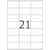 HERMA Premium - Papier - mat - permanent zelf-klevend - wit - 70 x 41 mm 2100 etiket(ten) (100 vel(len) x 21 gelamineerde etiketten