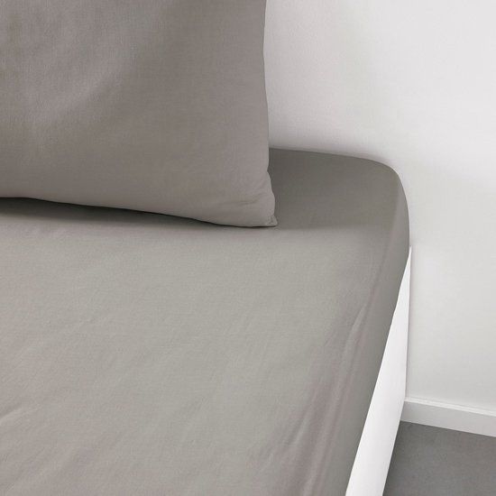 Hoeslaken Essential - Beige - 160x200 cm