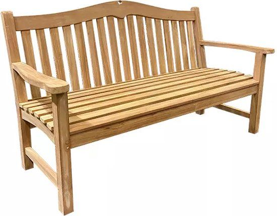 Buitengewoon Boet Wahyu Tuinbank - 180 cm - Bruin - 3 Zits - Hout