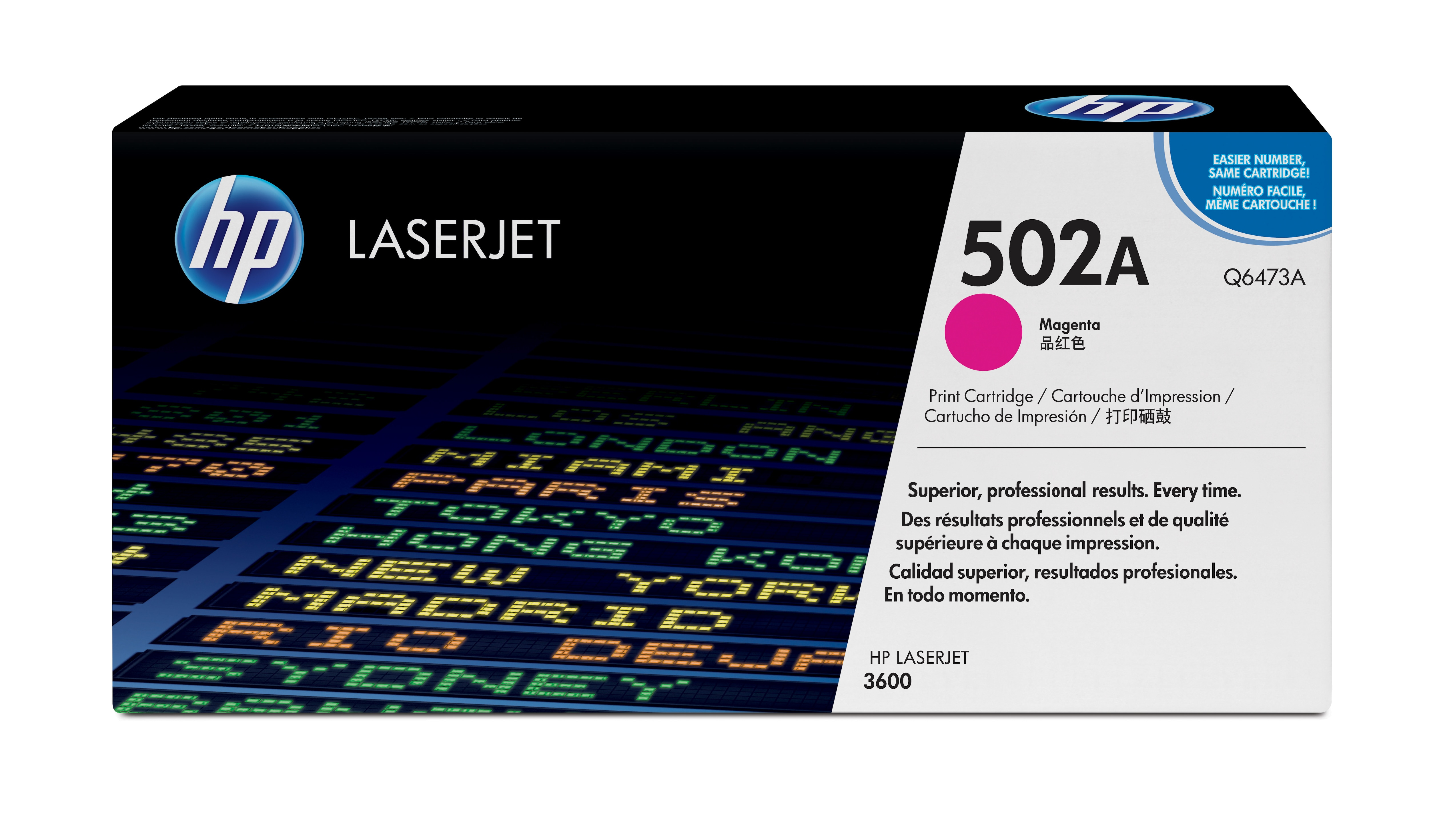 HP 502A originele magenta LaserJet tonercartridge