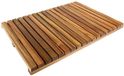 5five Simply Smart Badmat met roosterpatroon 53x36 cm van acacia BLACKACIA