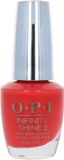 OPI Infinite Shine Vernis à ongles effet gel - My Chihuahua Doesn't Bite Anymore - Corail rouge - 15 ml