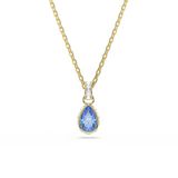 Swarovski Chroma 5757786 Collier Verguld Metaal Blauw Kristal
