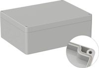 TRU COMPONENTS TC-9065488 Outdoorbehuizing 200 x 150 x 75 Polycarbonaat Grijs-wit (RAL 7035)
