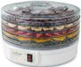NutriChef Voedseldroger Machine – Snack to-go Droogoven, Dehydrateer Beef Jerky, Vlees, Paddenstoelen, Fruit & Groenten | Variabele Temperatuur tot 95°C, Compact Design, 5 Trays