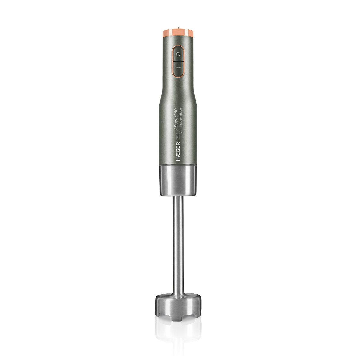 Haeger HB-80G.026A Immersion Blender - 800W - Stainless Steel - Turbo Function