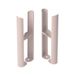 Hudson Reed Windsor Pieds de montage au sol pour radiateurs à double rangs - Rose - Design rétro