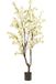 Emerald Arbre artificiel Cerisier en fleurs 210cm blanc
