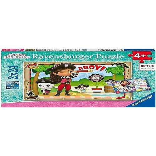 Ravensburger Verlag GmbH Ravensburger Kinderpuzzle 05710 - Gabby's Dollhouse - 2x24 Teile Gabby's Dollhouse Puzzle für Kinder ab 4 Jahren