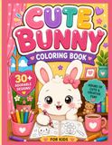 Cute Bunny Coloring Book