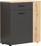 CaliCosy Dressoir Antraciet grijs Spaanplaat 80x88x36 cm