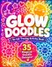 Glow Doodles: An Ink Tracing Activity Book: 35 Watercolor Doodle Designs to Trace with Black Pen for Teens and Adults