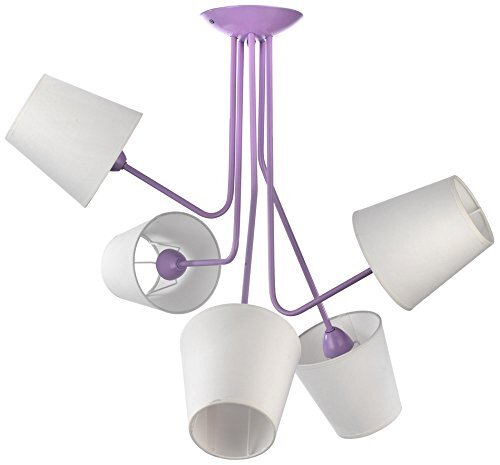 ONLI 4780/PL5 plafondlamp met tinten E14, 6 W, paars, 70 x 75 cm