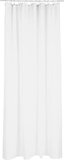 5Five Douchegordijn - Wit - 180 x 200 cm - Polyester - Inclusief ringen