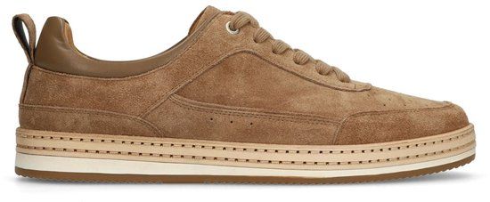 No Stress Heren Taupe suède sneakers Maat 43