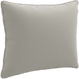 vidaXL - Rugkussen - PUTTEN - 100% Polyester - Grijs - 60 x 40 x 15 cm