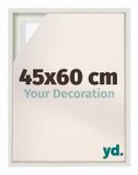 yd, Baklijst 45x60 cm Wit Mat - Lijst voor Canvasdoek - MDF Lyon
