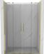 Mexen Velar L schuifdouchedeur 140 cm, transparent, or