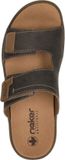 Rieker Open Teen Slippers - middel bruin - Maat 42