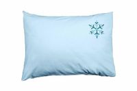 Bona Basics Decoratieve kussenhoes Lichtblauw 50x35 cm