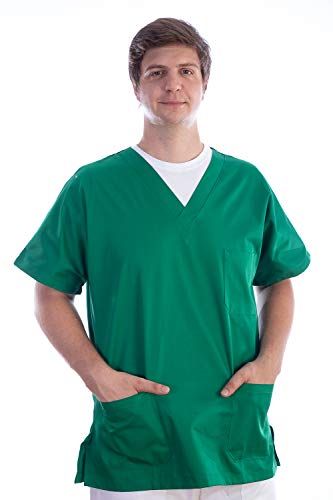 GiMA - Unisex Tuniek - Katoen/Polyester - Groen - X-Large